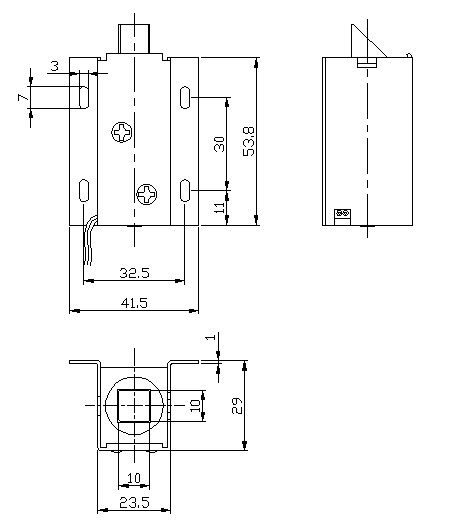 门柜自动锁星空在线(中国)唯一官方网站尺寸图